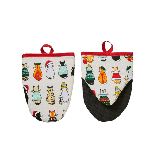 [OW03UW] Ovenwanten 'Cats in waiting X-mas'