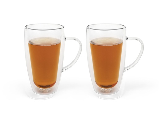 [AC290BR] Glazenset (2) dubbelwandige Koffie/Thee 295 ml