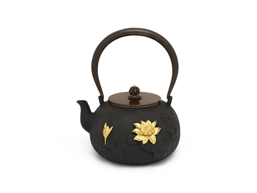 [AC282BR] Theepot  Gietijzer Pure Lotus