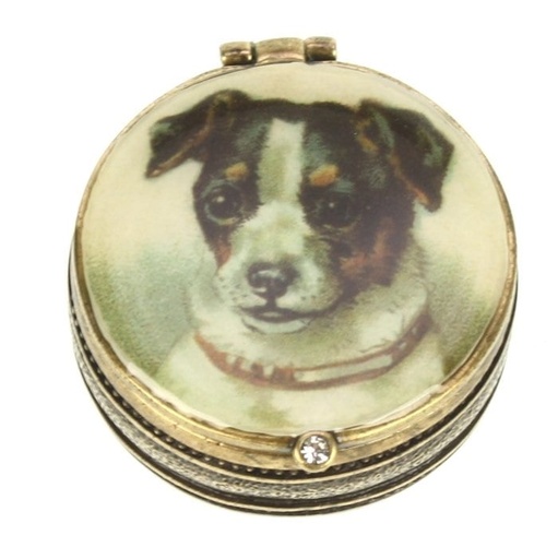 [AC019ME] Pillendoosje Jack Russel