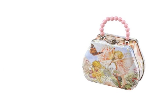 [AC004ME] Blik handtasje Flower fairy Roze