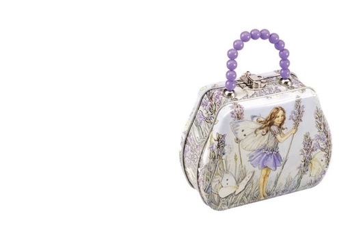 [AC003ME] Blik handtasje Flower Fairy Lavendel