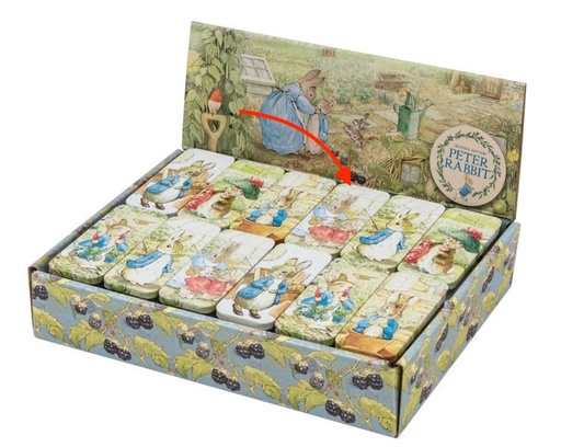 [AC001DME] Pillendoosje Peter Rabbit (afb.4)