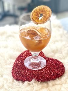 Christmas tea cocktail